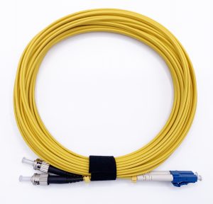 Câble à Fibre Optique ST/UPC à LC/UPC OS2 Duplex (Ref:3949)