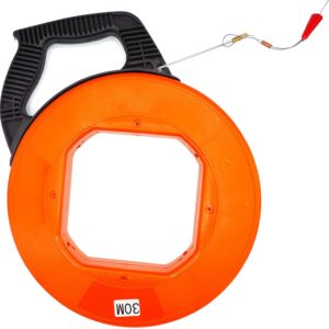 Aiguille Tire-fil de Fer Pour Câbles Fibre Optique (FTTH & FTTx) et Éléctrique, orange (Ref:5027)