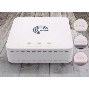 Elfcam – 1GE ONU pour GPON/EPON OLT, avec Port Fibre Optique SC/APC Monomode (Ref:6404)