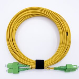 Câble à Fibre Optique SC/APC à SC/APC OS2 Duplex (Ref:2493)