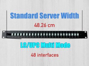 Elfcam® – Tiroir Optique 48 Ports LC/UPC Multimode OM3 OM4. Équipé de 48 Ports de LC/UPC Multimode, Installation dan…