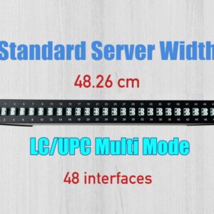 Elfcam® – Tiroir Optique 48 Ports LC/UPC Multimode OM3 OM4. Équipé de 48 Ports de LC/UPC Multimode, Installation dan…