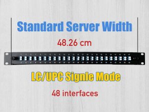 Elfcam® – Tiroir Optique 48 Ports LC/UPC Monomode OS2 Équipé de 48 LC UPC Monomode, Installation dans Tous Les Racks…