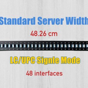 Elfcam® – Tiroir Optique 48 Ports LC/UPC Monomode OS2 Équipé de 48 LC UPC Monomode, Installation dans Tous Les Racks…