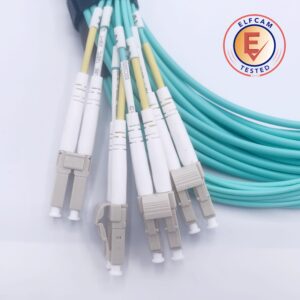 MPO Femelle à Femelle, 12 Fibres Fibre Optique OM3 (Ref:2604)