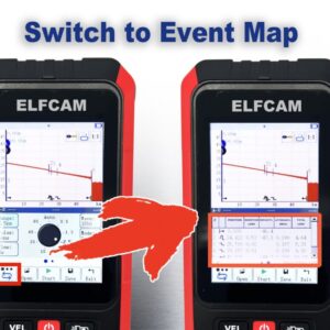Elfcam – Mini OTDR E-2800 Monomode 1310nm/1550nm, 22dB/20dB, Jusqu’à 60km, avec Photomètre/Multimètre Optique et VFL…