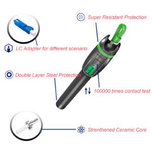 Stylo Optique FTTH VFL, Localisateur Visuel de Laser Rouge (Ref:1164)