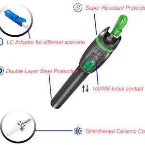 Stylo Optique FTTH VFL, Localisateur Visuel de Laser Rouge (Ref:1164)
