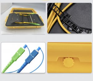 Elfcam® – Bobines amorces, Boîte de Câble de Lancement de Fibre Optique OTDR SC/APC-SC/APC, OTDR Outil de Test de Fi…