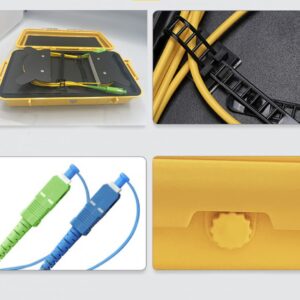 Elfcam® – Bobines amorces, Boîte de Câble de Lancement de Fibre Optique OTDR SC/APC-SC/APC, OTDR Outil de Test de Fi…