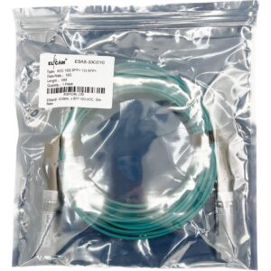 Câble AOC 10Gbit/s, Câble Fibre Optique avec 2*10G Transceiver SFP+, compatible avec Freebox Ultra, Freebox Delta, Compati…