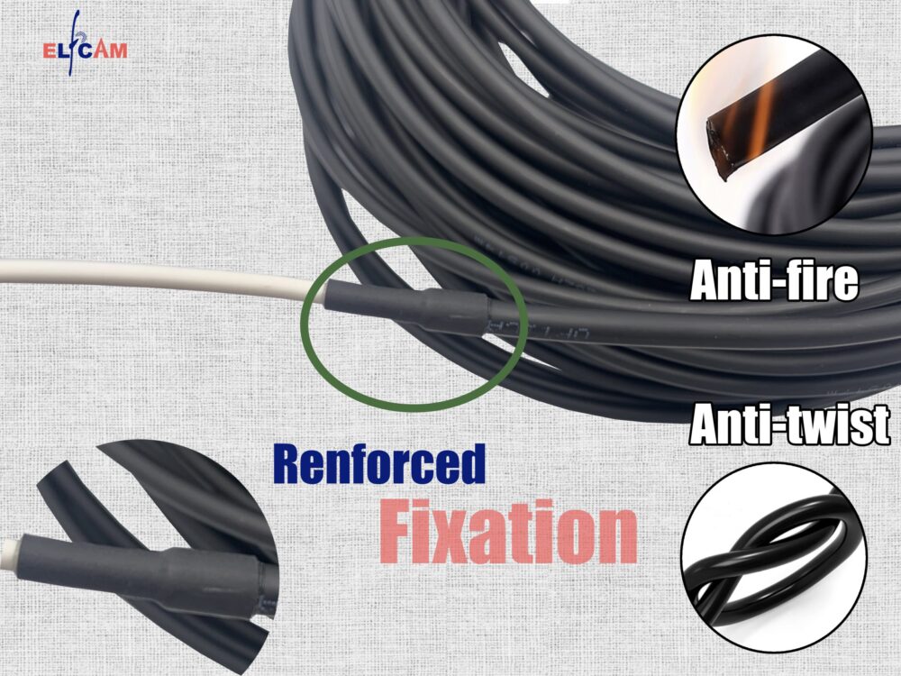 Câble fibre optique blindé acier SC/APC–SC/APC OS2 monomode simplex LSZH (Ref:1366)