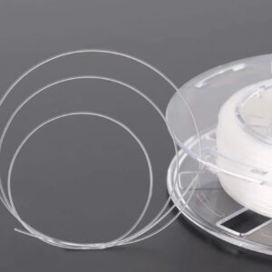 Elfcam® – Câble Fibre Optique Invisible/Transparent, Fibre Optique Monomode 125µm OS2, Gaine en Nylon Transparent, I…