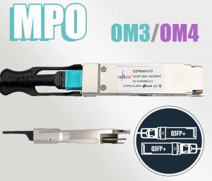 40G QSFP+ SR4 Transceiver Module QSFP+ 40GBASE-SR4 850nm 100m MPO, compatible avec Nvidia/Mellanox/Arista/Cisco/HPE/Junipe…