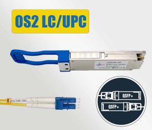 40G QSFP+ LR4 Transceiver Module QSFP+ 40GBASE-LR4 4x10CWDM 10km OS2 LC/UPC, compatible avec Nvidia/Mellanox/Arista/Cisco/…