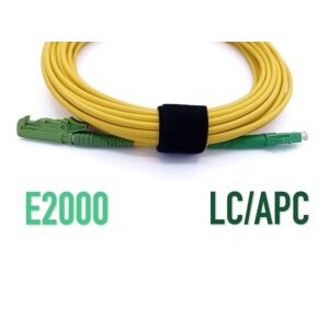 Câble à Fibre Optique E2000/APC à LC/APC OS2 Simplex (Ref:3822)