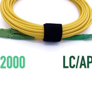 Câble à Fibre Optique E2000/APC à LC/APC OS2 Simplex (Ref:3822)