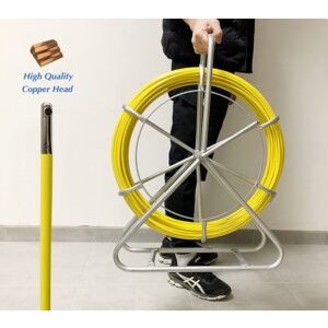 Aiguille de Tirage en Fibre de Verre, Diamètre 6,0mm, Pour Câbles Fibre Optique (FTTH & FTTx) et Éléctrique (Ref:5006)…