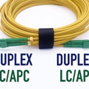 Câble à Fibre Optique LC/APC à LC/APC OS2 Duplex (Ref:2478)