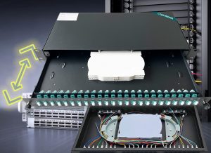 Elfcam® – Tiroir Optique 48 Ports LC/UPC Multimode OM3 OM4. Équipé de 48 Ports de LC/UPC Multimode, Installation dan…