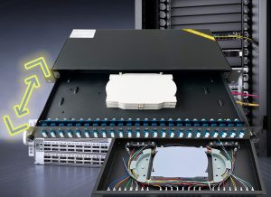Elfcam® – Tiroir Optique 48 Ports LC/UPC Monomode OS2 Équipé de 48 LC UPC Monomode, Installation dans Tous Les Racks…