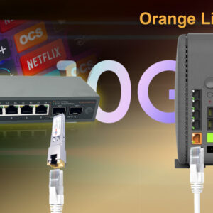 Elfcam® – 10Gb Commutateur Switch Fibre Optique Compatible avec Freebox Ultra, avec 2 Ports 10G SFP+ et 4 Ports 2,5 …