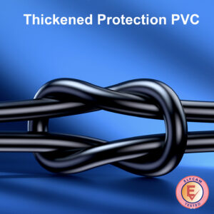 Elfcam® – Cat7 Câble Réseau Ethernet, Câble Rond avec Connecteurs RJ45, Cuivre Pur, Paire Torsadée Blindée STP, Haut…