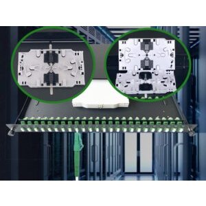 Elfcam® – Tiroir Optique 48 Ports LC/APC Monomode. Équipé de 48 Ports de LC/APC Monomode, Installation dans Tous Les Racks…
