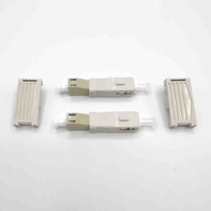 Elfcam® – Adaptateur/Coupleur pour Fibres optiques LC/UPC-SC/UPC Multimode Duplex (REF:22424)