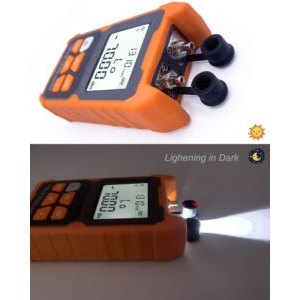 E-200 Mini Photomètre Fibre Optique Testeur de Puissance Câble Optique FTTH, Avec 2mW VFL ( Localisateur Visuel de Défauts…