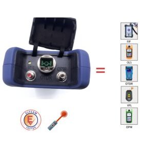 ELF-3800 OTDR pour FTTH, 1310nm / 1550nm 24dB / 22dB, Portable 4 en 1 OTDR + VFL+ OPM + OLS (Ref:5399)