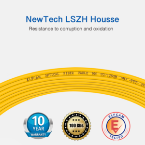 Câble à Fibre Optique FC/UPC à FC/UPC OS2 Simplex (Ref:1464)