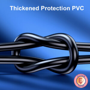 Elfcam® – Câble Ethernet Cat 8, Rond Câble Réseau LAN WAN, Cat8 SFTP 28AWG, 2000Mhz 40Gbps avec Connecteurs RJ45 Hau…