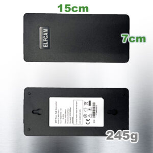 Elfcam – SFP Fibre PoE Injecteur 55 V DC 30 W PoE+ Alimentation, Gigabit 1000 Mbps, Conforme à la Norme IEEE802.3af/…