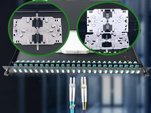Elfcam® – Tiroir Optique 48 Ports LC/UPC Multimode OM3 OM4. Équipé de 48 Ports de LC/UPC Multimode, Installation dan…