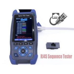 ELF-3800 OTDR pour FTTH, 1310nm / 1550nm 24dB / 22dB, Portable 4 en 1 OTDR + VFL+ OPM + OLS (Ref:5399)