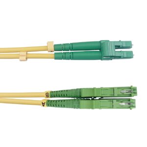 Câble à Fibre Optique E2000/APC à LC/APC OS2 Duplex (Ref:3188)