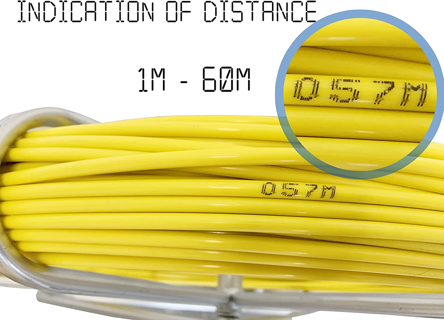Aiguille de Tirage en Fibre de Verre, Diamètre 6,0mm, Pour Câbles Fibre Optique (FTTH & FTTx) et Éléctrique (Ref:5006)…