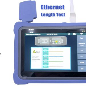 Elfcam – OTDR pour FTTH, 26dB/24dB Monomode 1310nm / 1550nm, Portable 4 en 1 OTDR + VFL+ OPM + OLS, OTDR Testeur Fib…