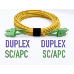 Câble à Fibre Optique SC/APC à SC/APC OS2 Duplex (Ref:2493)