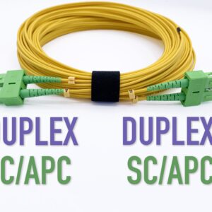 Câble à Fibre Optique SC/APC à SC/APC OS2 Duplex (Ref:2493)