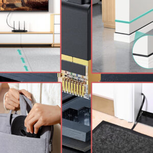 Elfcam® – Câble Ethernet Cat 8, Plat Câble Réseau LAN WAN, 30AWG, 2000Mhz 40Gbps avec Connecteurs RJ45 Haute Qualité…