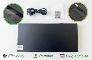 Elfcam – 10Gb Commutateur Géré avec 12 Ports 10G SFP+, 10GbE Switch Fibre Optique Managed Web/CLI L3, Compatible ave…