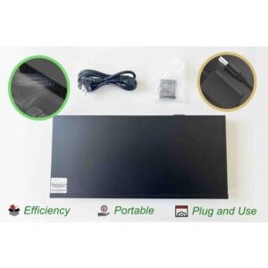 Elfcam – 10Gb Commutateur Géré avec 12 Ports 10G SFP+, 10GbE Switch Fibre Optique Managed Web/CLI L3, Compatible ave…
