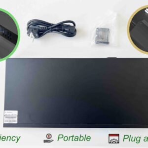 Elfcam – 10Gb Commutateur Géré avec 12 Ports 10G SFP+, 10GbE Switch Fibre Optique Managed Web/CLI L3, Compatible ave…