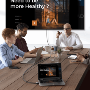 8K Câble HDMI 2.1 à Fibre Optique Mutimode OM3, 48 Gbit/s 8K@60Hz 4K@120Hz HDR Dynamique HDCP 2.2 et 2.3 eARC – Comp…