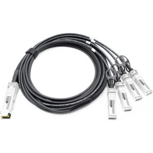 Câble cuivre passif 100G QSFP28 vers 4x25G SFP28 Direct Attach Breakout, compatible Cisco/Arista/Mellanox (DAC)