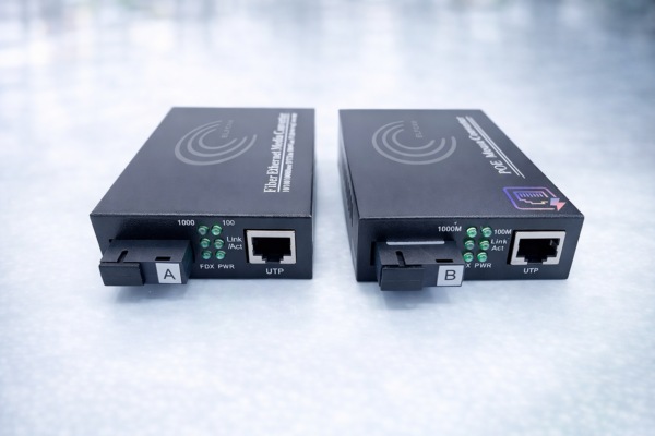Série HNDF04-2GE2GX Double convertisseur de média Gigabit Ethernet