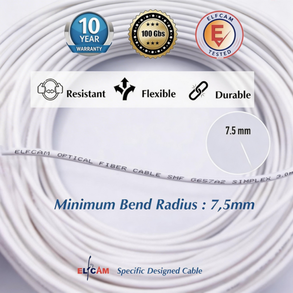 Cavo In Fibra Ottica Monomodale Simplex (9/125) – LC-LC – 1 Metro – OFNR - 2