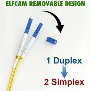 Câble à Fibre Optique LC/UPC á LC/UPC OS2 Duplex(Ref:425)
